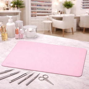 Miss Cherry Tapete de mesa para manicura, para mantener limpio, plegable, lavable