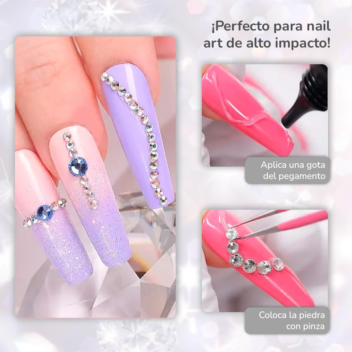 Miss Cherry Pegamento para cristales y piedreria en uñas12p  Pegamento para el arte en uñas