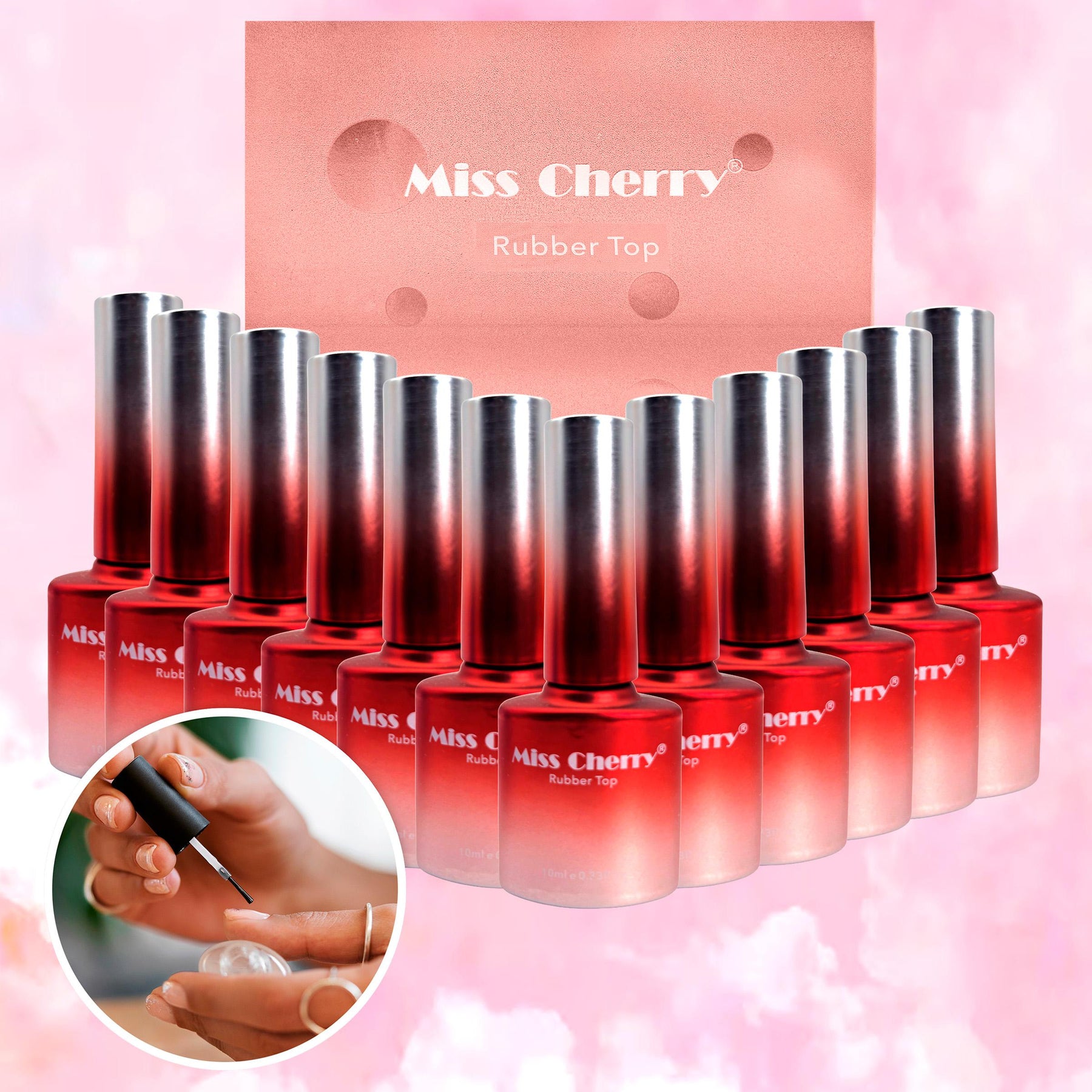 Miss Cherry Top Esmalte de Efectos para Uñas Nails 10 ml 12 pcs