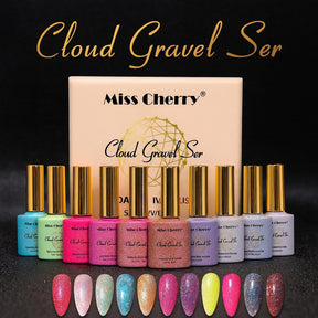 Miss Cherry Cloud Gravel Ser gel semipermanente UV/LED 12 p
