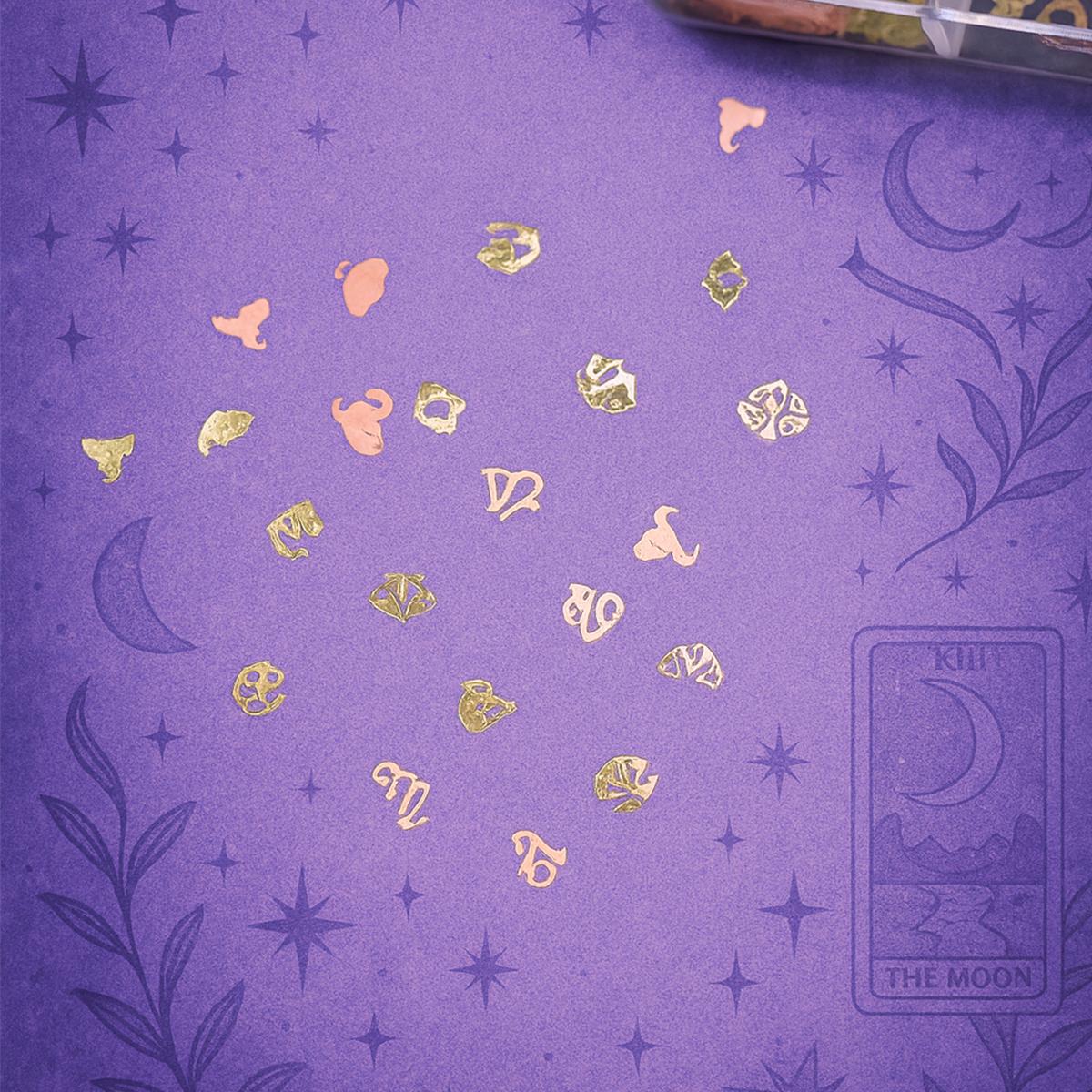 Miss Cherry Decoraciones Signos del zodíaco Para Uñas  Dijes Figuras Nail - 2 Estuches