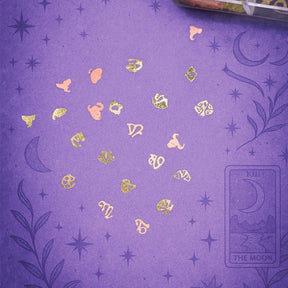Miss Cherry Decoraciones Signos del zodíaco Para Uñas  Dijes Figuras Nail - 2 Estuches