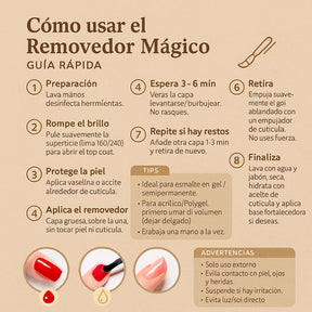 Miss Cherry Magic Removedor Gel para uñas