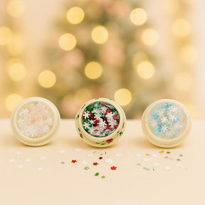 Miss Cherry Decoraciones Navideñas Set 6pz en Resina con Diseño Animado para Uñas, Accesorios DIY