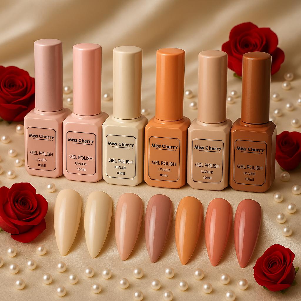 Miss Cherry Gama Gel Polish  16 ml 6 pcs GELISH Gel Semipermanente  UV LED arte en u{as manicura Art nail
