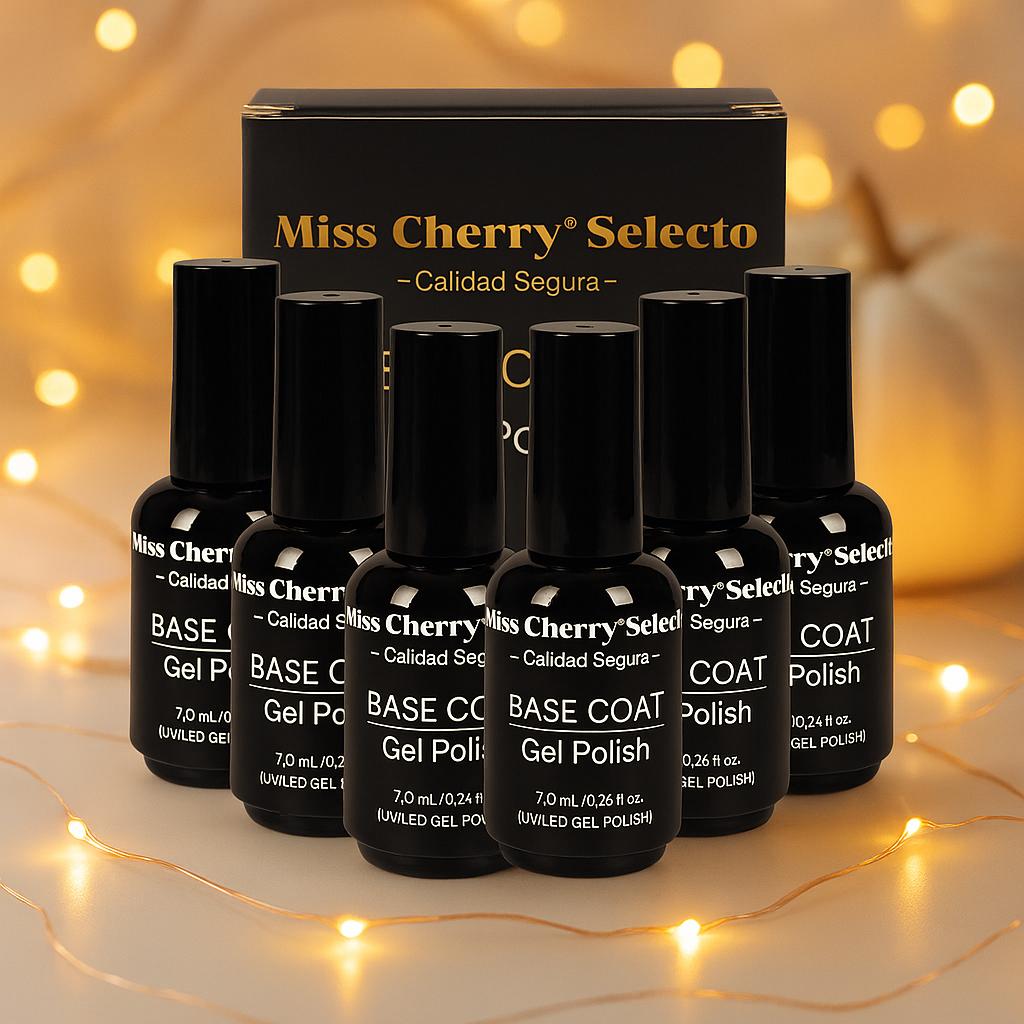 Miss Cherry Base Coat Gel UV/LED semipermanente para uñas 6p 21ml