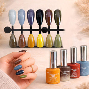 Miss Cherry Gama de 12 piezas Gel semipermanente Multicolor para uñas UV-Led