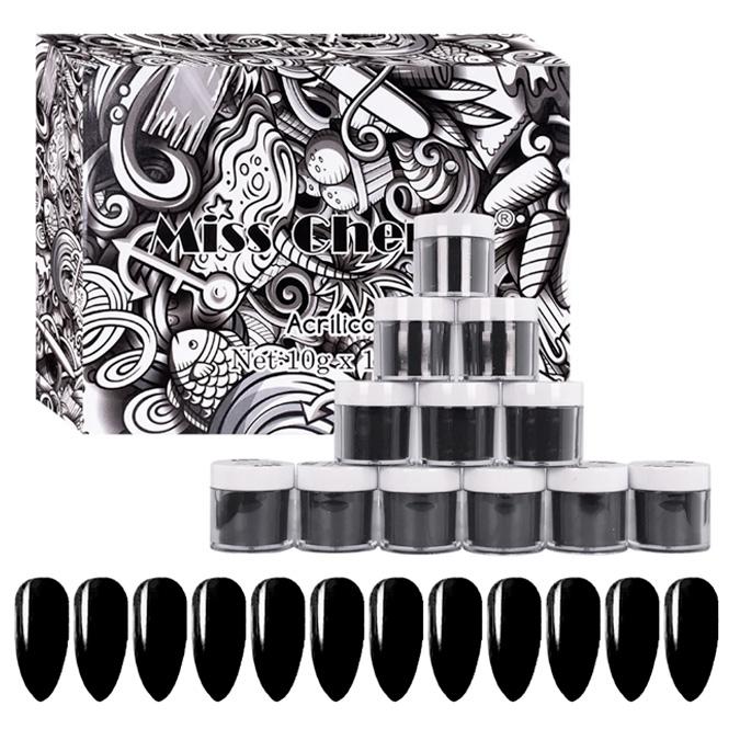 Miss Cherry Polvo Acrilico Para Uñas Esculturales 12 Pzs 10g