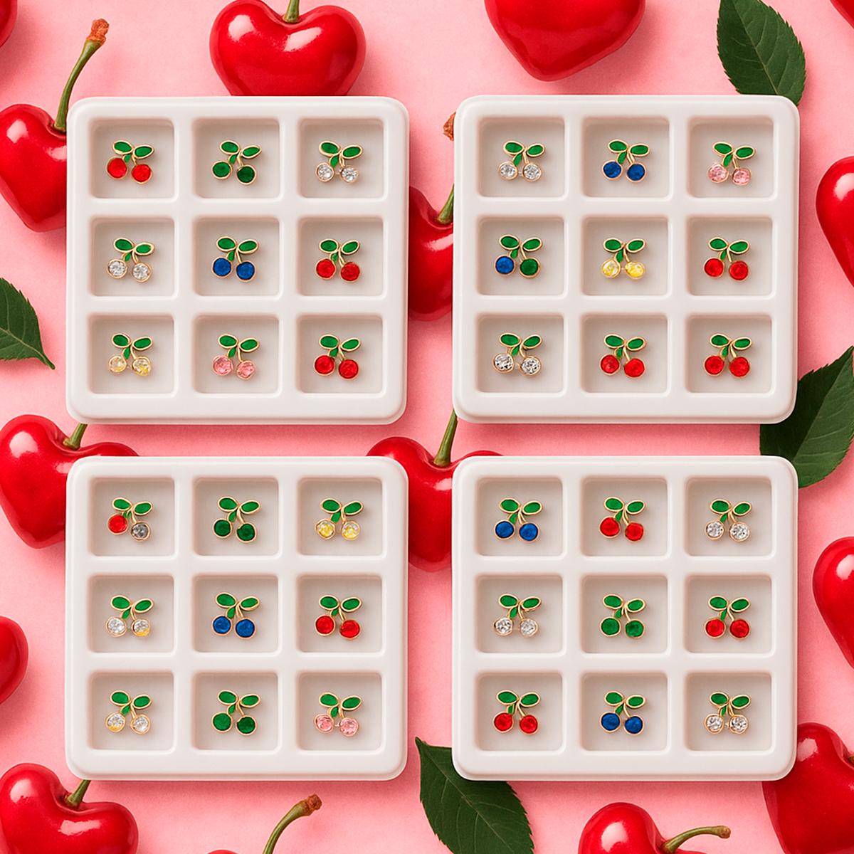 Miss Cherry Dijes Decoracion De Cerezas Para Uñas Nail Art