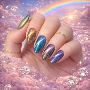 Miss Cherry DIAMANTE ARCOIRIS 6 pcs gama profesional para uñas UV LED gel semipermanente
