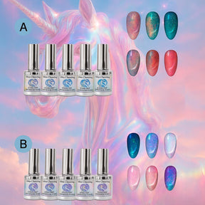 Miss Cherry Gama Unicornio Diamante Gel efecto ojo de gato semipermanente UV LED Nails profesional manicura