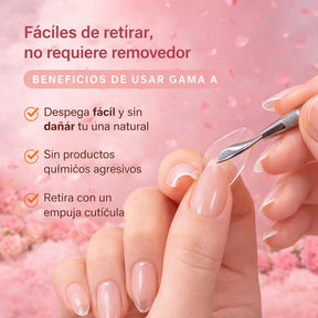 Miss Cherry PEEL-OFF Base coat practice gel facil de remover retiro despegable