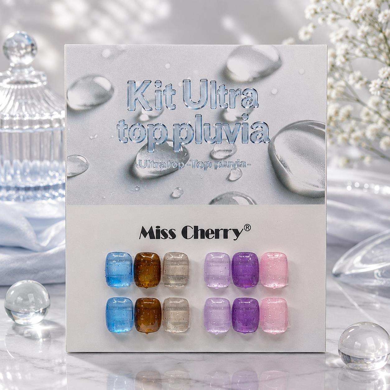 Miss Cherry Gel Semipermanente Top Pluvia Efecto Lluvia