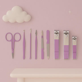 Miss Cherry Set Manicura 12In1 Kit de Manicura y Pedicure Set  Acero Inoxidable herramientas