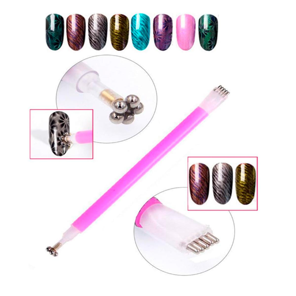 Miss Cherry Imán Para Efecto Ojo De Gato en uñas, Arte en uñas con efecto