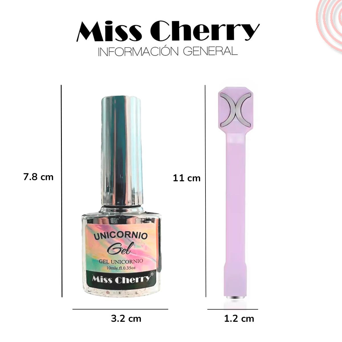 Miss Cherry KIT Magentico 1 Gel Efecto ojo de gato con Iman Incluido para efectos profesional en uña