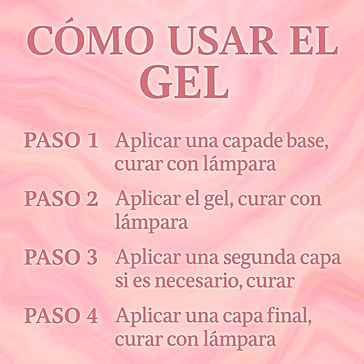 Miss Cherry Gama AURORA NACARADO Gel semipermanente profesional UV LED  6 pcs Nail art