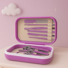 Miss Cherry Set Manicura 12In1 Kit de Manicura y Pedicure Set  Acero Inoxidable herramientas