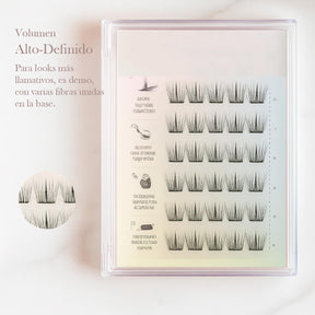 Miss Cherry Pestañas Set de extensiones de pestañas postizas mezcla de pestañas sintéticas