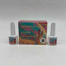 Miss Cherry Gama GOLDEN COLORS Efecto ojo de gato, manicura profesional Nail  10ml 6 Piezas