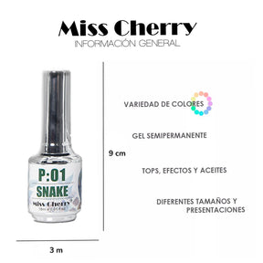 Miss Cherry Gama Snake Gel semi permanente UV/LED Varios Colores