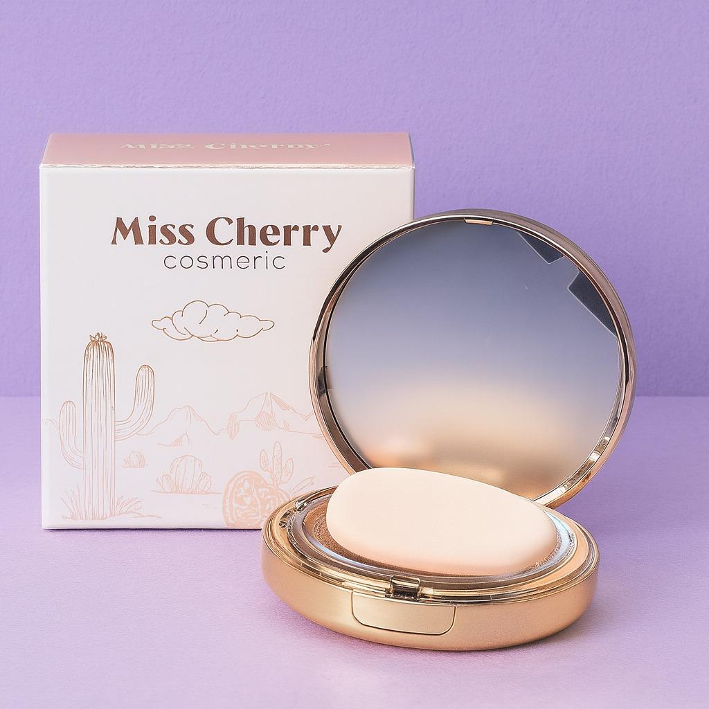 Miss Cherry Makeup  Flawless Skin Base de Maquillaje en Polvo con Cobertura Suave y Acabado Natural 10g