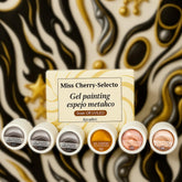 Miss Cherry Gel Painting Espejo Metalico 6 pzs 8 ml Gel semipermanente UV LED arte en uñas