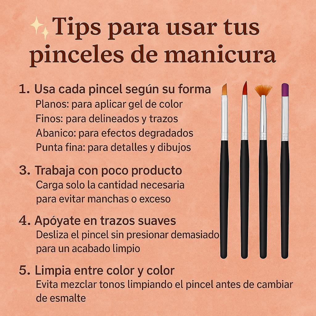Miss Cherry Pinceles NAIL BRUSH Fashion professional