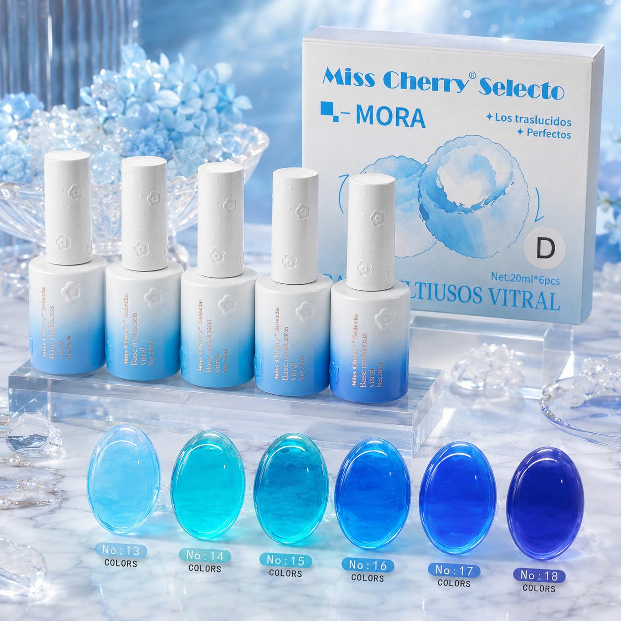 Miss Cherry Gel Semipermanente BASE MULTIUSOS VITRAL