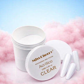 Miss Cherry Acrilico Clear Polvo 120g Uñas Acrilicos Esmaltes Profesional