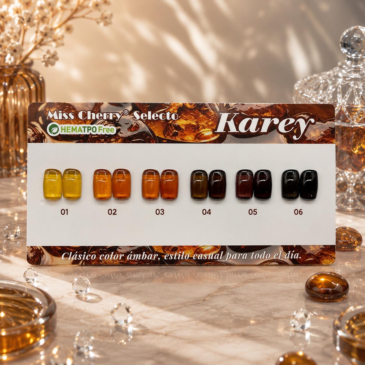 Esmalte Gel Semipermanente Miss Cherry Efecto Karey
