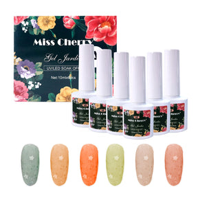 Miss Cherry Gel Jardin UV/Led Esmalte para Uñas 10 ml 6 pzs