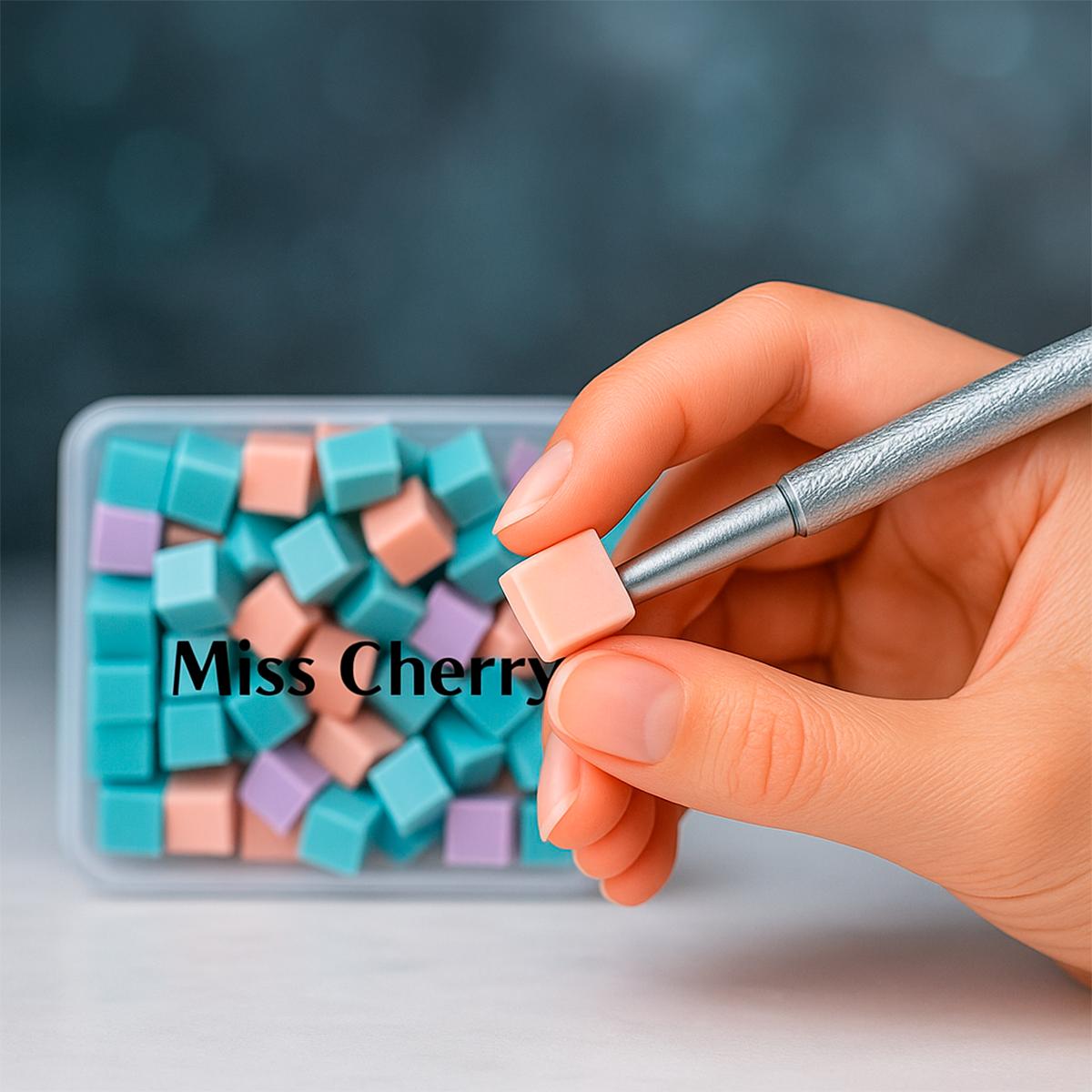 Miss Cherry Difuminador SET de Esponjas y Pinza Para Difuminar color en uñas aplicador para degradado