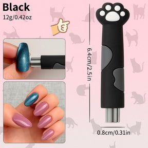 Miss Cherry Iman Patitas, 2pz para Efecto Ojo De Gato, Manicura Semipermanente iman Modelos enviados al azar