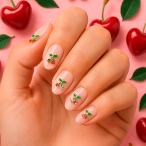 Miss Cherry Dijes Decoracion De Cerezas Para Uñas Nail Art
