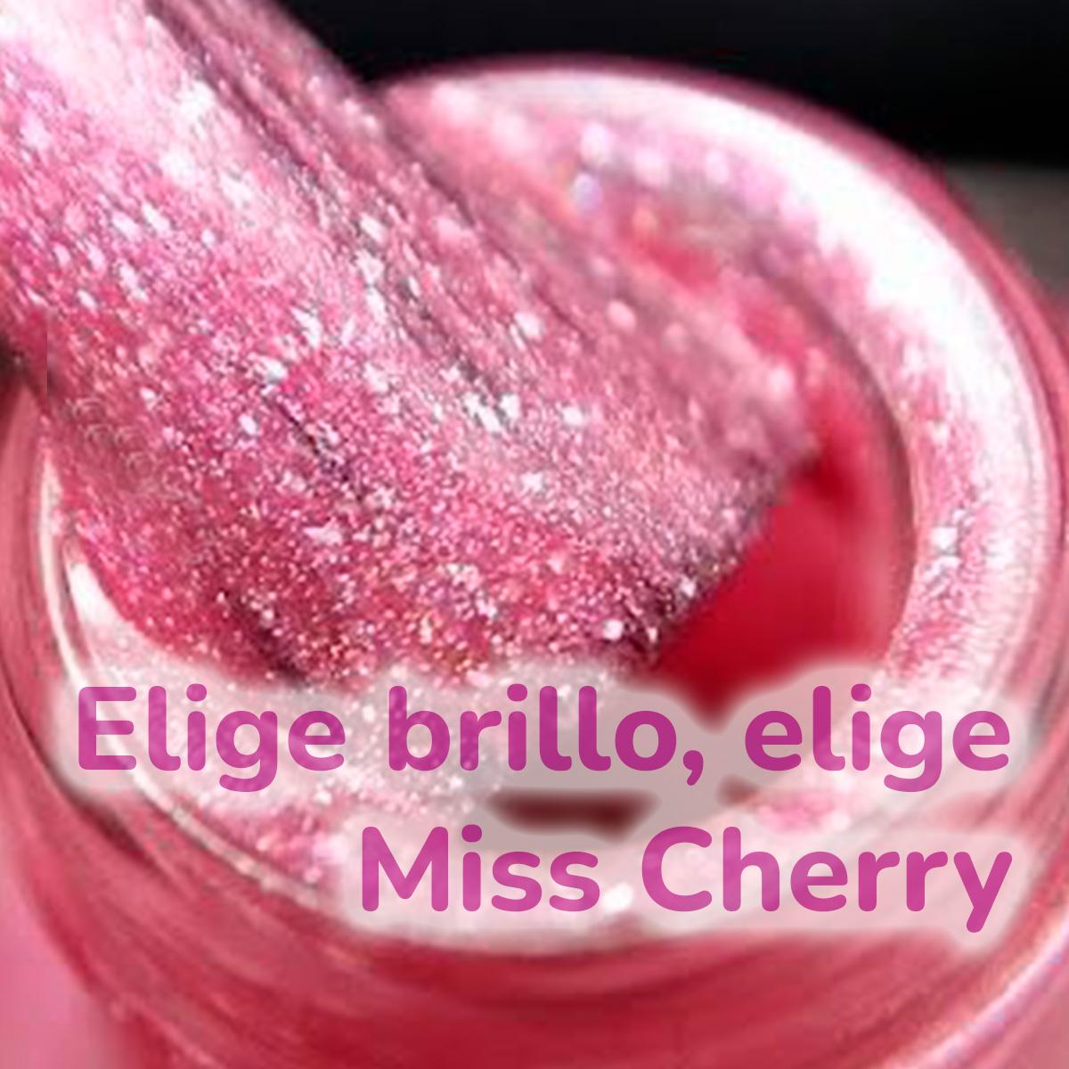 Miss Cherry Gama Arcoiris gel semipermanente glitter colores vibrantes UV/LED gel para uñas