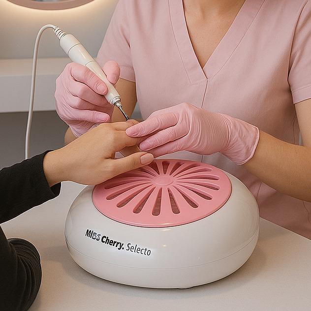 Miss Cherry Extractor De Polvo 60w Para Uñas Acrílicas Profesional
