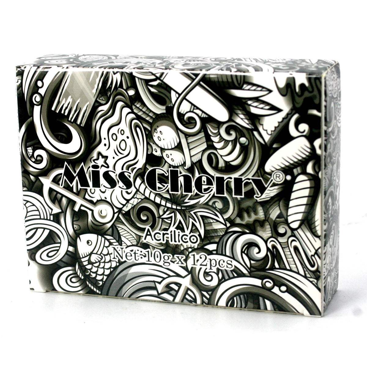 Miss Cherry Acrilico Polvo Uñas Colores Monocromo