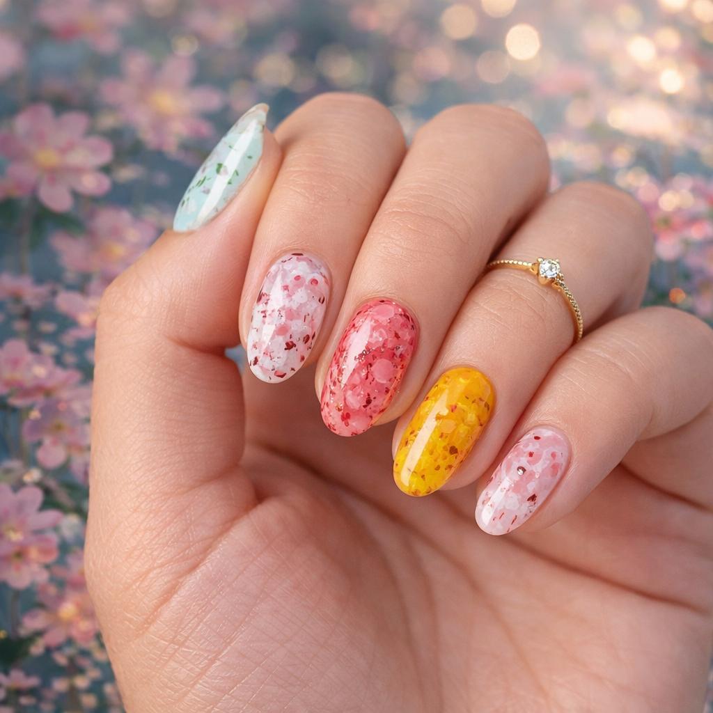 Miss Cherry Base Flower gama UV/LED profesional manicura uñas 10ml 6 piezas