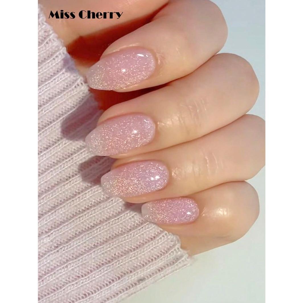 MISS CHERRY Gel esmalte semipermanente para uñas Uv Led Gama MENTA DIAMANTE 6 pcs