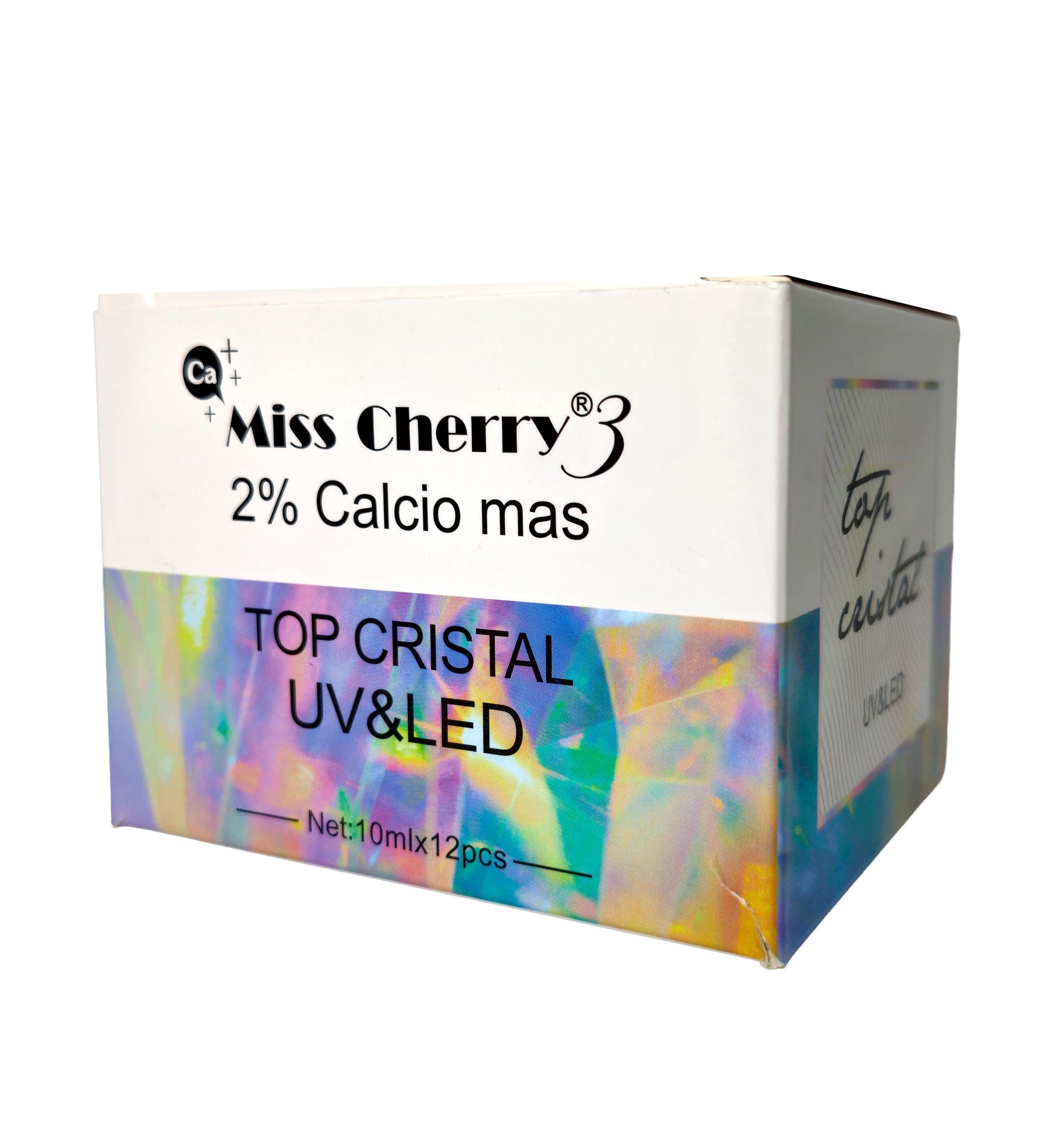 Miss Cherry Top Cristal UV&Led 10ml 12 pcs Uñas Esmalte