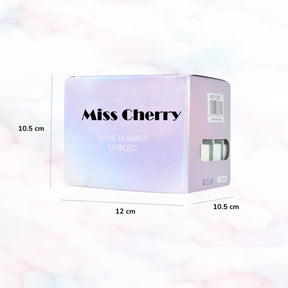 Miss Cherry Rubber Pastel 12p Gel semipermanente UV LED nail uñas manicura