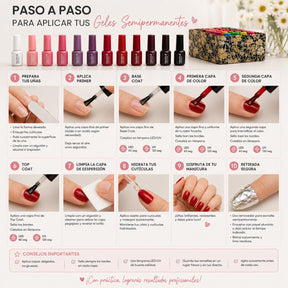 MISS CHERRY Gel esmalte semipermanente para uñas Uv Led GAMA DE 30 PZS