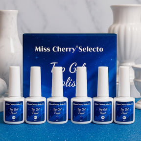 Miss Cherry Gel Esmalte Semipermanente para Uñas TOP Gato Mellizo