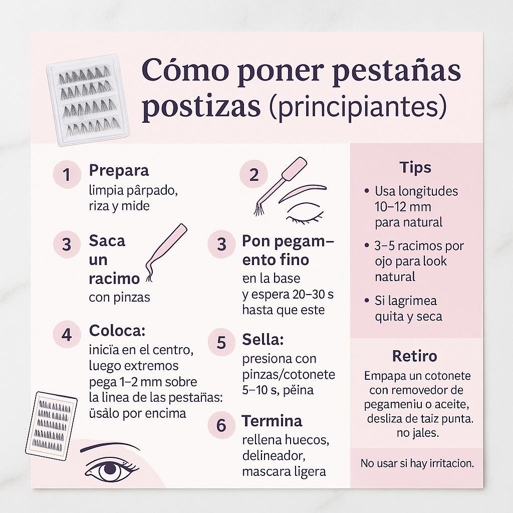 Miss Cherry Pestañas Set de extensiones de pestañas postizas mezcla de pestañas sintéticas