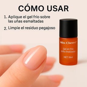 Miss cherry Gel en Frio Brillo finalizador