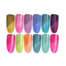 Miss Cherry Gel Esmalte Semipermanente Efecto Térmico para Uñas 12 pzs 10 ml