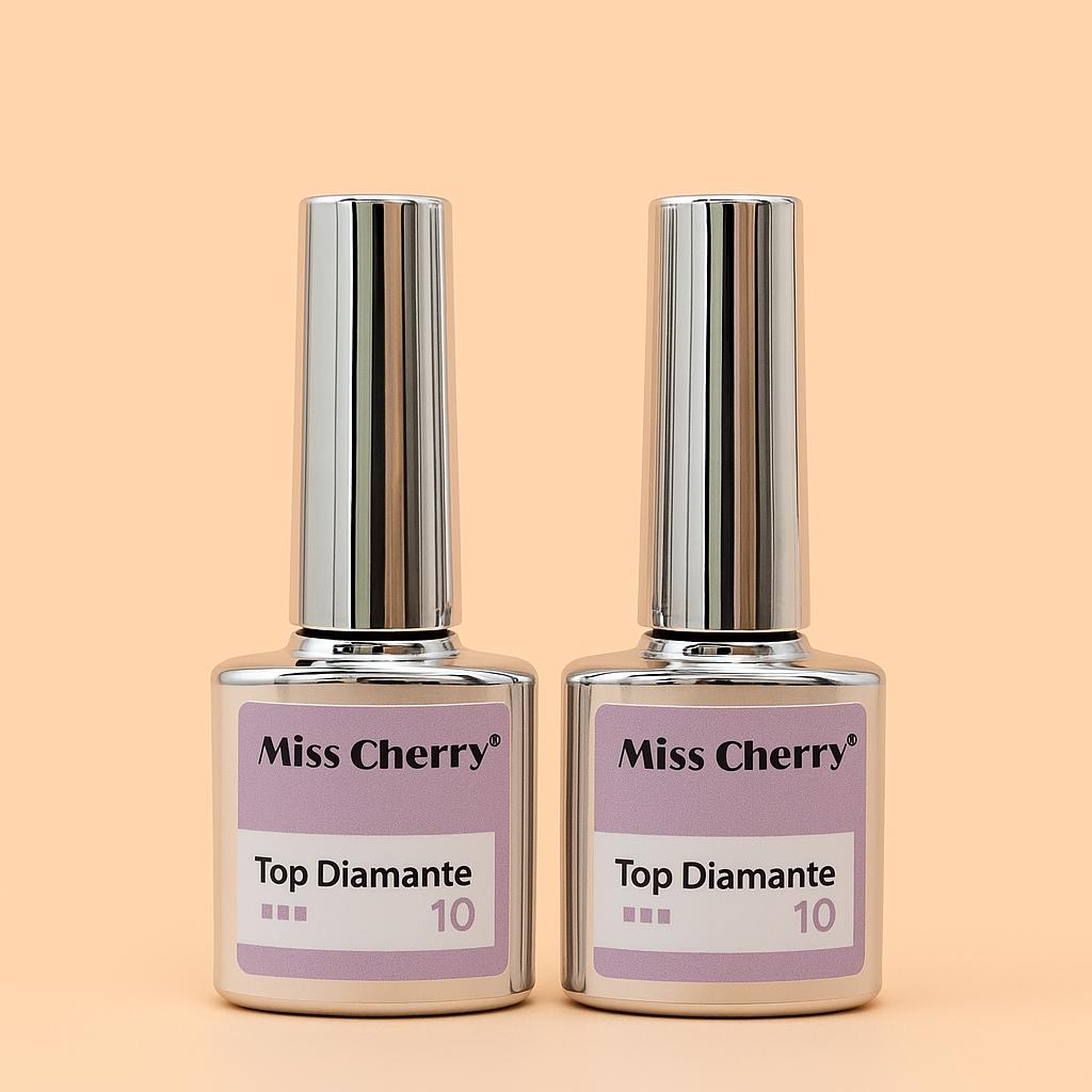 Miss Cherry Top coat Diamante profesional acabado brillante manicura Uñas Nail art
