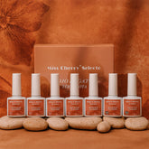 Miss Cherry Gel Esmalte Semipermanente para Uñas Ojo de Gato Terracota 6 pzs 10 ml