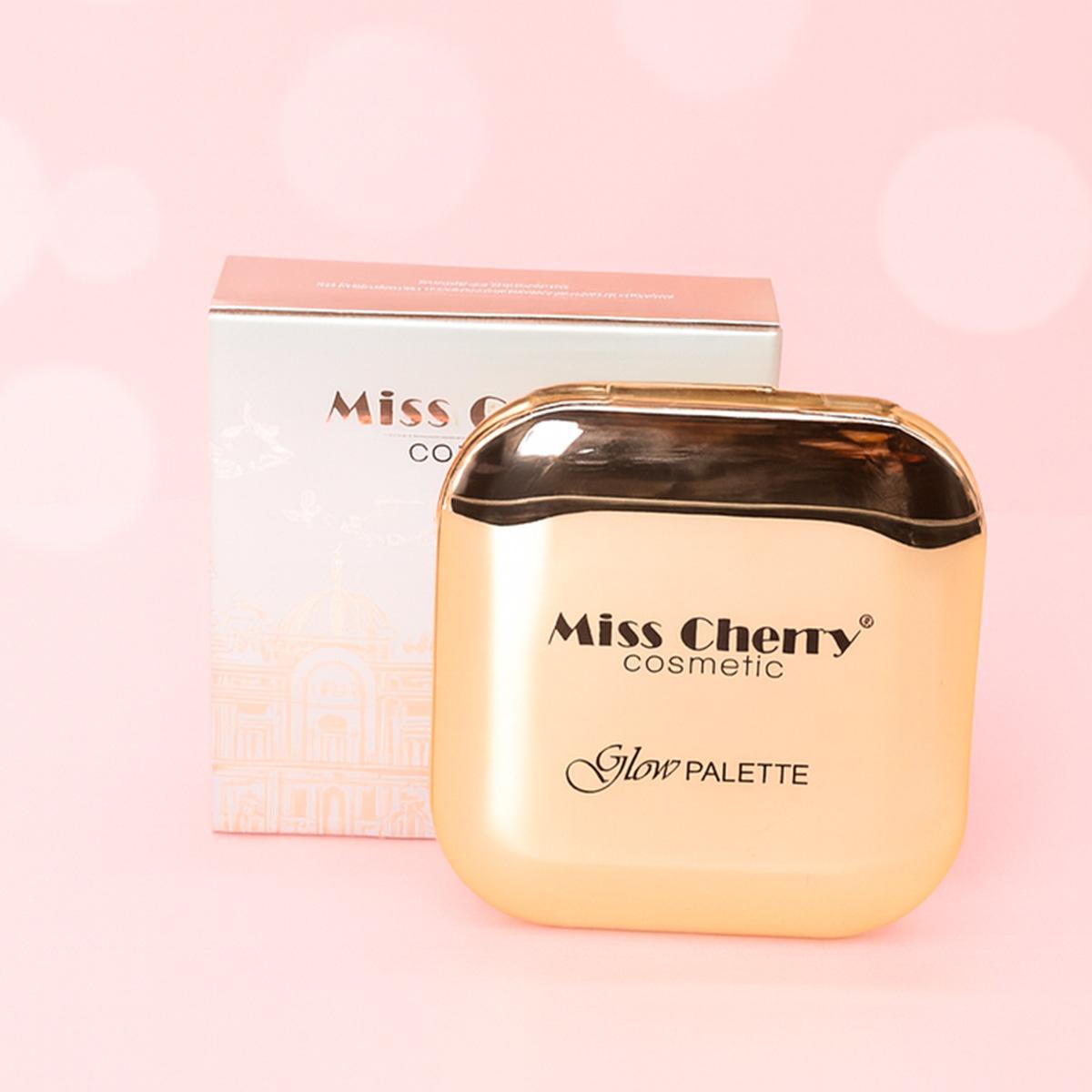 Miss Cherry Makeup Base De Maquillaje Polvo Compacto Fijador Matte